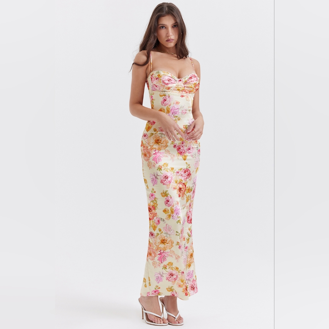 Ivory Floral 'Josefina' House Of Cb-Xs (Plus Cup)